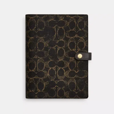 Coach Notebook In Loved Signature Canvas | ModeSens