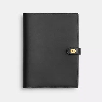 Coach Notebook In Black