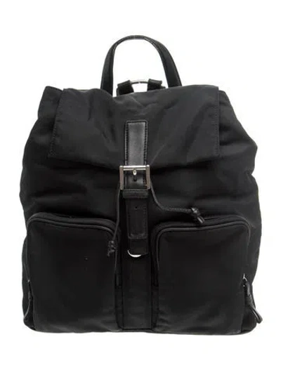 Pre-owned Coach Nylon Backpack In Black