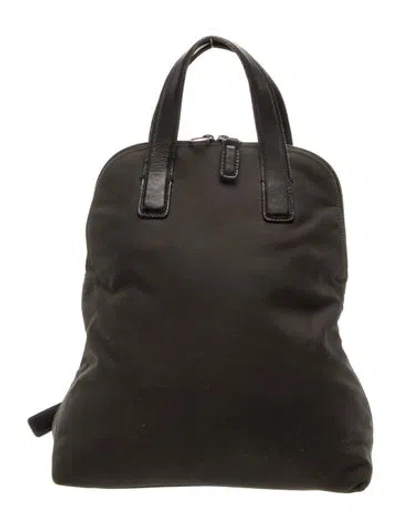 Pre-owned Coach Nylon Backpack In Green