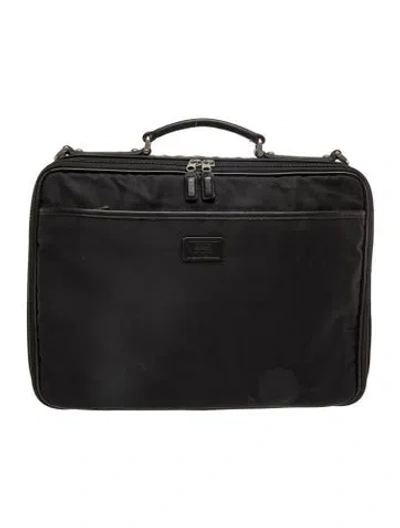 Pre-owned Coach Nylon Briefcase In Black