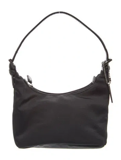 Pre-owned Coach Nylon Hobo In Black
