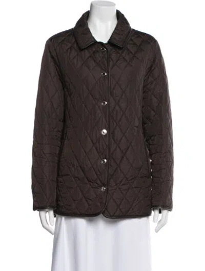 Pre-owned Coach Nylon Jacket In Brown