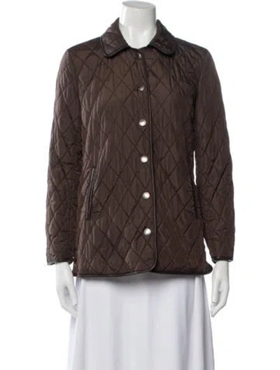 Pre-owned Coach Nylon Jacket In Brown