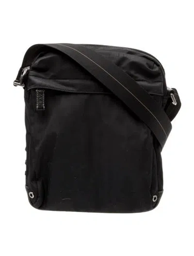 Pre-owned Coach Nylon Messenger Bag In Black