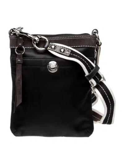 Pre-owned Coach Nylon Messenger Bag In Black