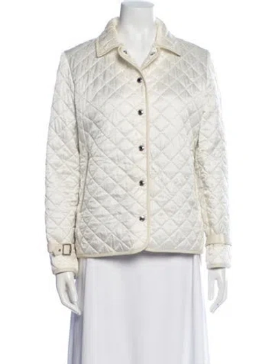 Pre-owned Coach Nylon Patterned Jacket In Neutral