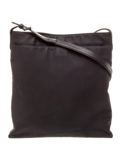 Pre-owned Coach Nylon Shoulder Bag In Black