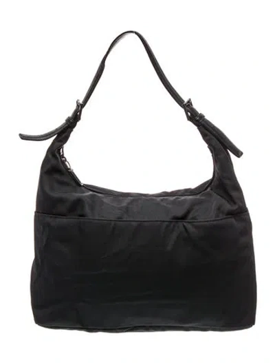 Pre-owned Coach Nylon Shoulder Bag In Black