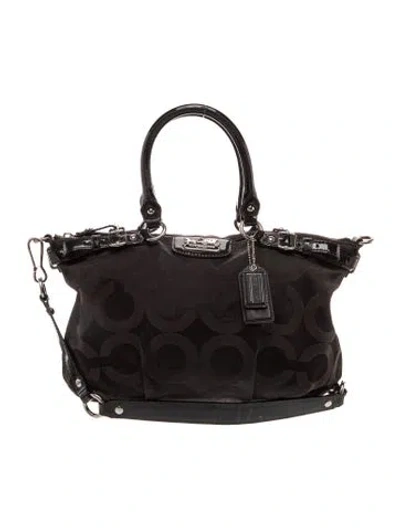 Pre-owned Coach Nylon Shoulder Bag In Gray