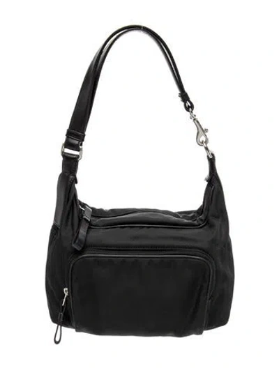Pre-owned Coach Nylon Top Handle Bag In Black