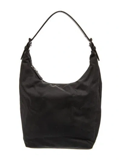 Pre-owned Coach Nylon Top Handle Bag In Black