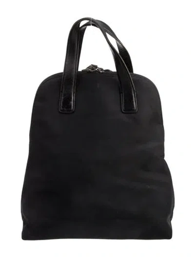 Pre-owned Coach Nylon Tote In Black