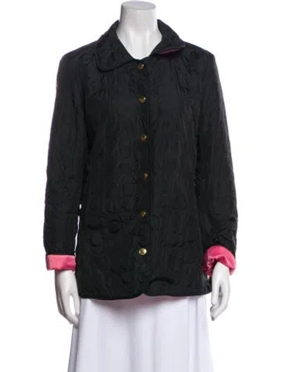 Pre-owned Coach Nylon Utility Jacket In Black