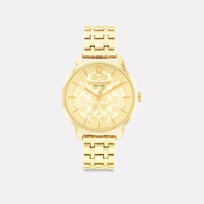 Coach Olivia Watch, 34 Mm In Yellow