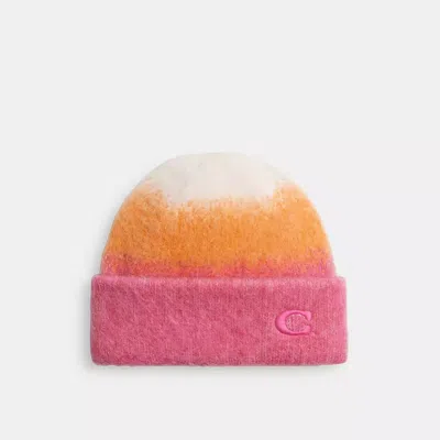 Coach Ombre Beanie In Pink/multi | ModeSens display picture 1