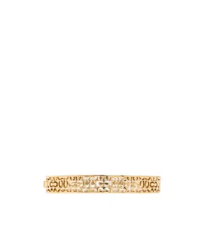 Coach Openwork Bracelet In Gold