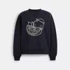 Coach Orange Crewneck Sweatshirt