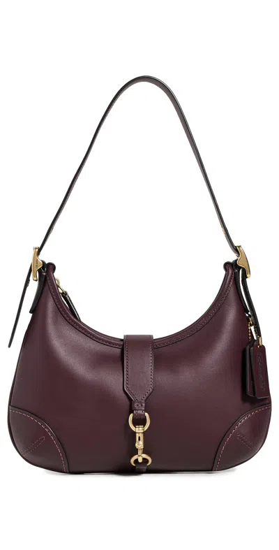 Coach Originals Glovetanned Leather Bag B4/black Currant