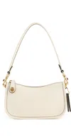 Coach Originals Glovetanned Leather Shoulder Bag Chalk In Gray