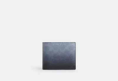 Coach Outlet 3-in-1 Wallet In Ombre Signature Canvas In Blue