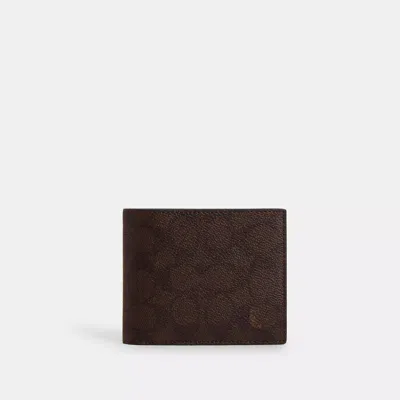 Coach Outlet 3 In 1 Wallet In Signature Canvas In Multi