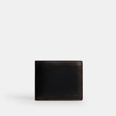Coach Outlet 3-in-1 Wallet In Loved Leather In Brown