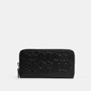 Coach Outlet Accordion Wallet In Signature Leather In Multi