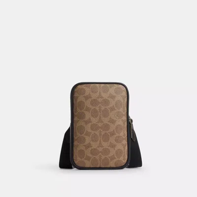 Coach Outlet Aden Crossbody Bag In Signature Canvas In Multi