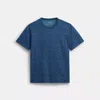 COACH OUTLET ALL OVER SIGNATURE T SHIRT IN ORGANIC COTTON