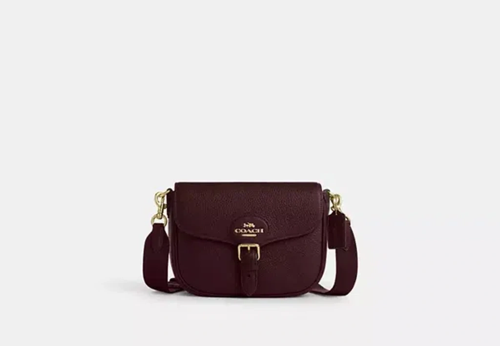 Coach Outlet Amelia Saddle Bag In Red | ModeSens