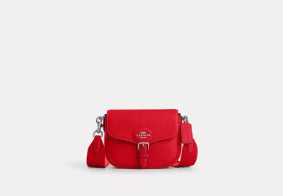 Coach Outlet Amelia Small Saddle Bag In Red