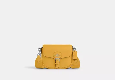 Coach Outlet Amelia Small Saddle Bag In Yellow