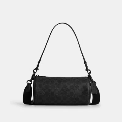 Coach Outlet Andre Barrel Bag 24 In Signature Canvas