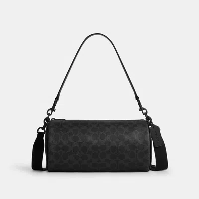 Coach Outlet Andre Barrel Bag 30 In Signature Canvas