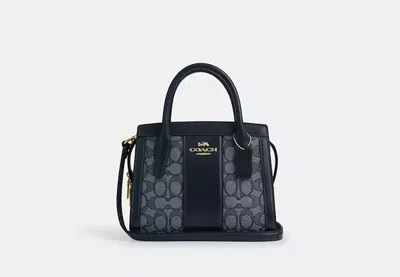 Coach Outlet Andrea Carryall Bag In Signature Jacquard In Blue