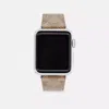 Coach Outlet Apple Watch® Strap, 38 Mm And 40 Mm In Beige