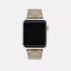 Coach Outlet Apple Watch® Strap, 38 Mm And 40 Mm In Silver