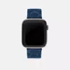 Coach Outlet Apple Watch® Strap, 42 Mm, 44 Mm And 45 Mm In Blue