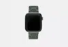 Coach Outlet Apple Watch® Strap, 42 Mm, 44 Mm And 45 Mm In Green