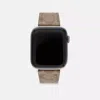 Coach Outlet Apple Watch® Strap, 42 Mm And 44 Mm In Beige