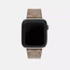 Coach Outlet Apple Watch® Strap, 42 Mm And 44 Mm In Silver