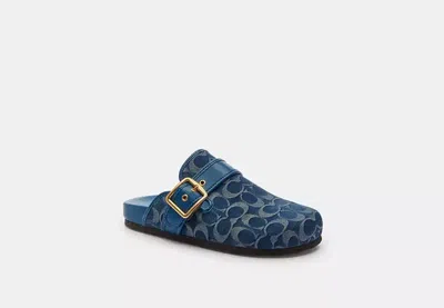 Coach Outlet Ashton Clog In Signature Denim In Blue