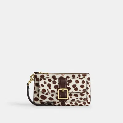 Coach Outlet Ashton Wristlet In Haircalf In Neutral