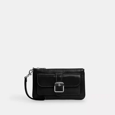 Coach Outlet Ashton Wristlet In Silver