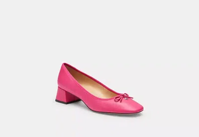 Coach Outlet Ava Ballet Pump In Pink