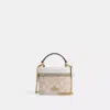 Coach Outlet Ava Crossbody Bag In Signature Canvas In Beige