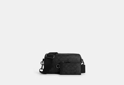 Coach Outlet Axel Crossbody Bag In Signature Canvas In Multi