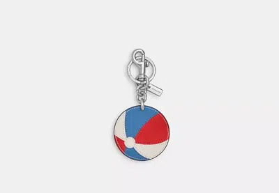 Coach Outlet Beachball Bag Charm In Blue