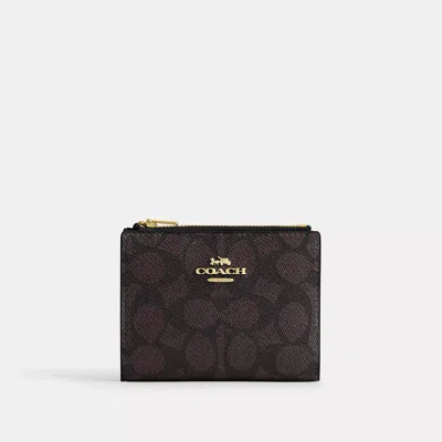 COACH OUTLET BIFOLD WALLET IN SIGNATURE CANVAS